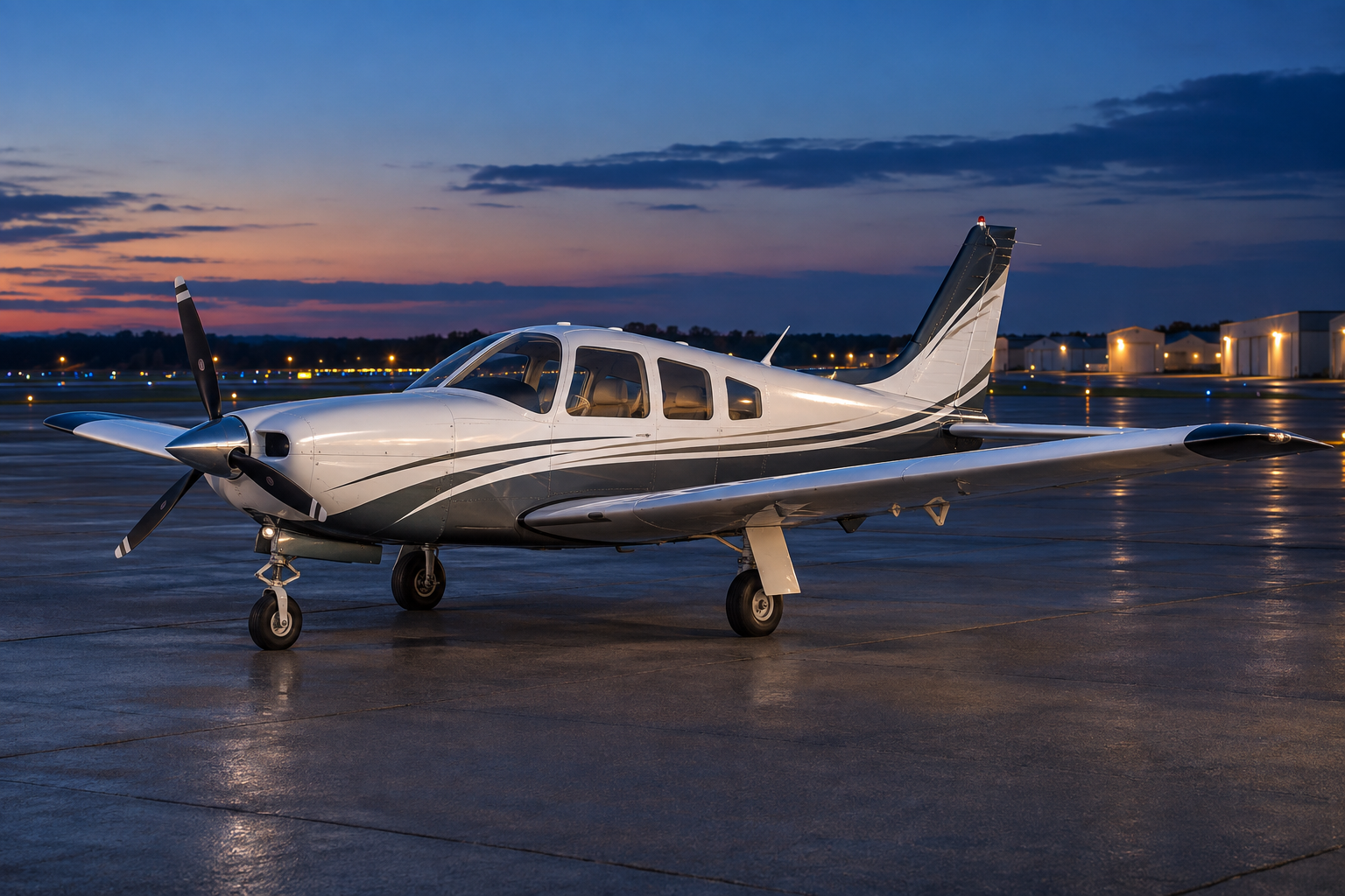 Representative Piper Arrow aircraft