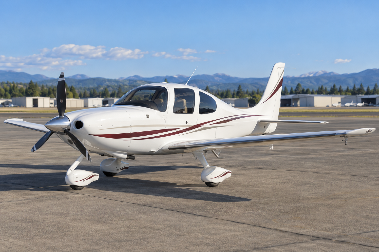 Representative Cirrus SR20 aircraft