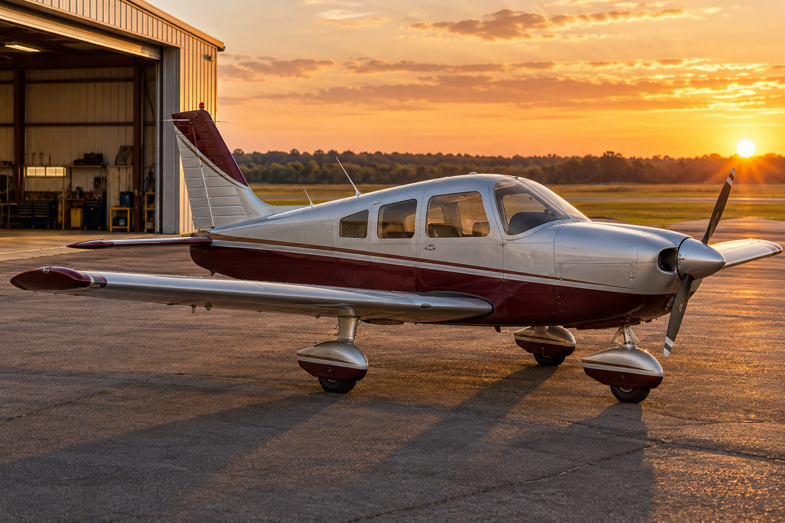 Representative Piper Cherokee aircraft