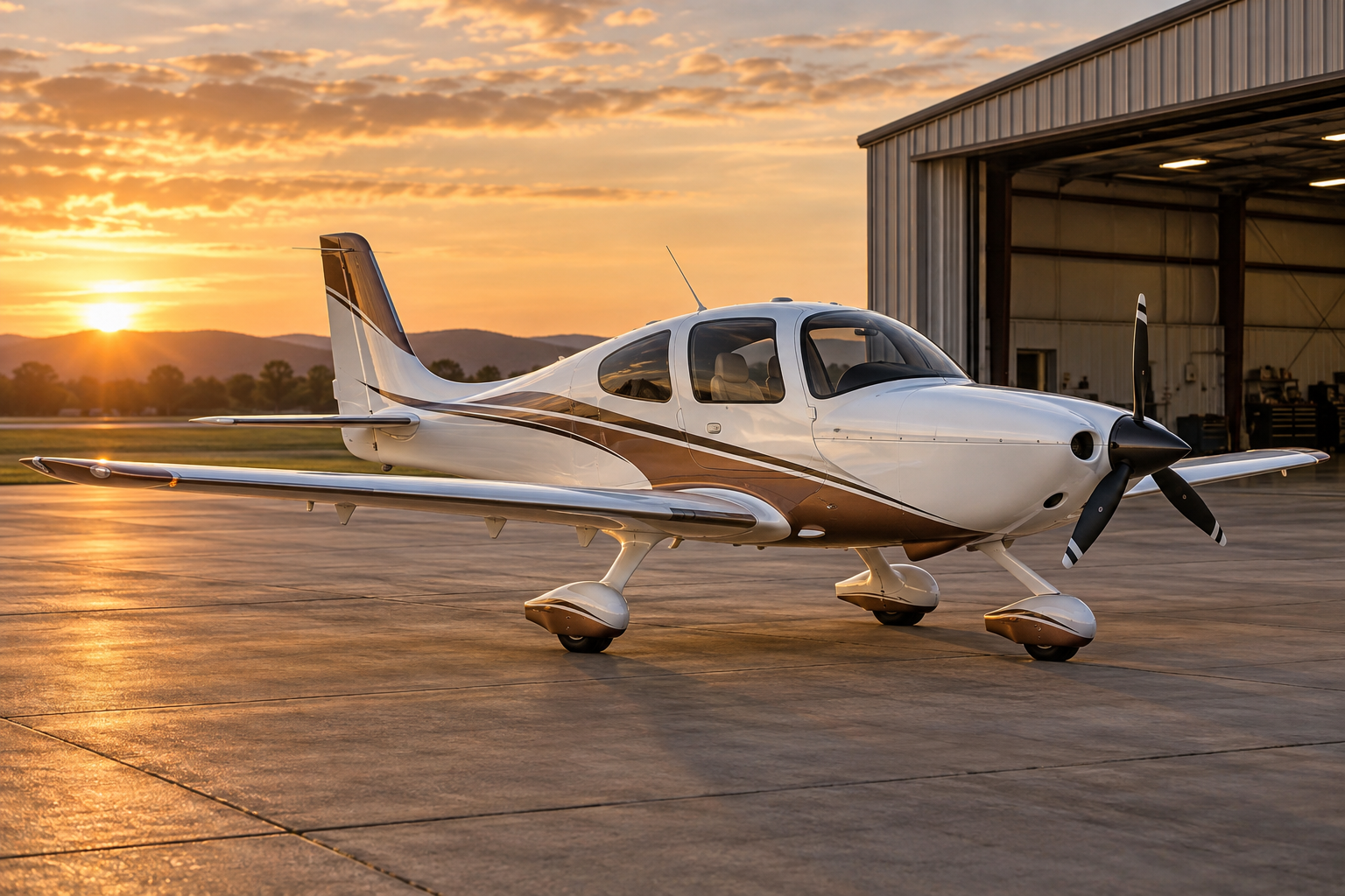 Representative Cirrus SR20 aircraft