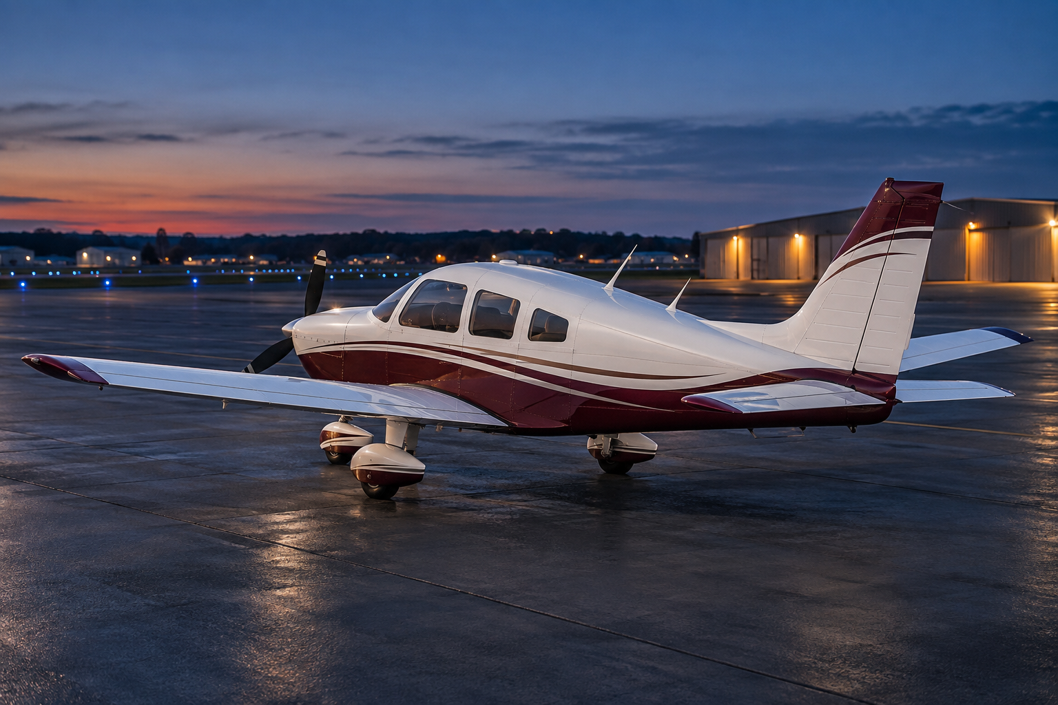 Representative Piper Archer aircraft