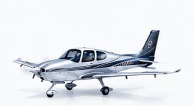 Cirrus SR22 light aircraft, side profile