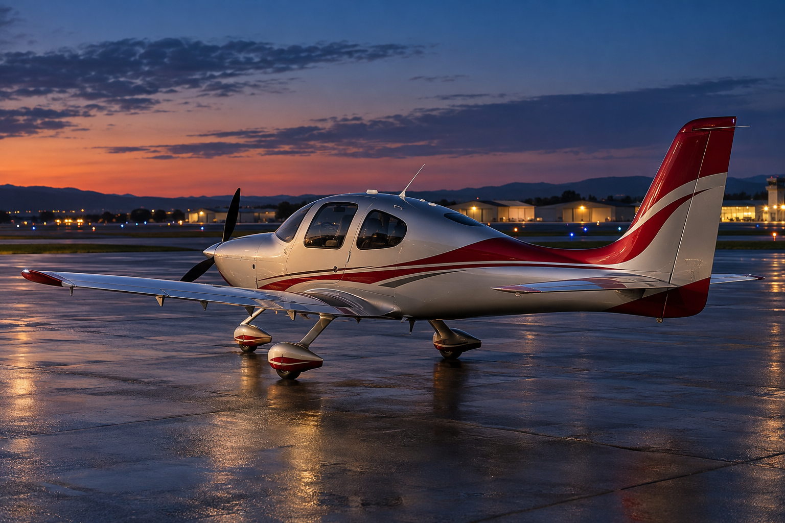 Representative Cirrus SR20 aircraft