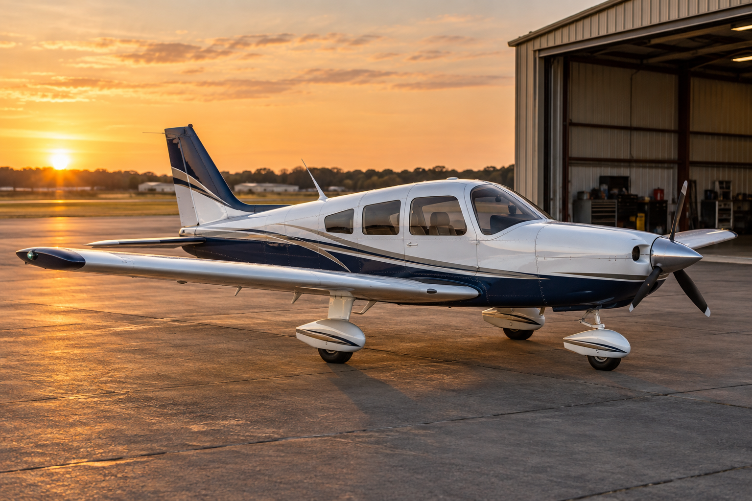 Representative Piper Archer aircraft